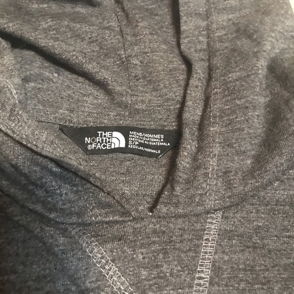 North Face gray long sleeve hooded top siz… - Picture 2 of 4